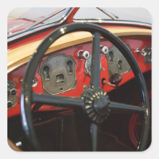 Sticker Carré États-Unis, Indiana, Auburn : Auburn, Cord, Duesen