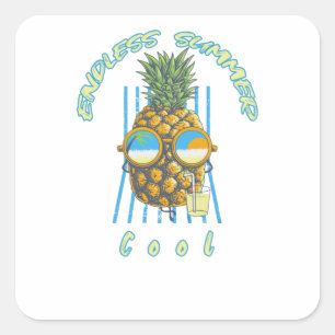 Sticker Carré Été sans fin