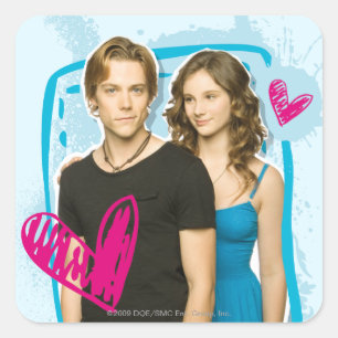 Sticker Carré Ethan et Tara