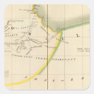 Sticker Carré Éthiopie, Djibouti 33