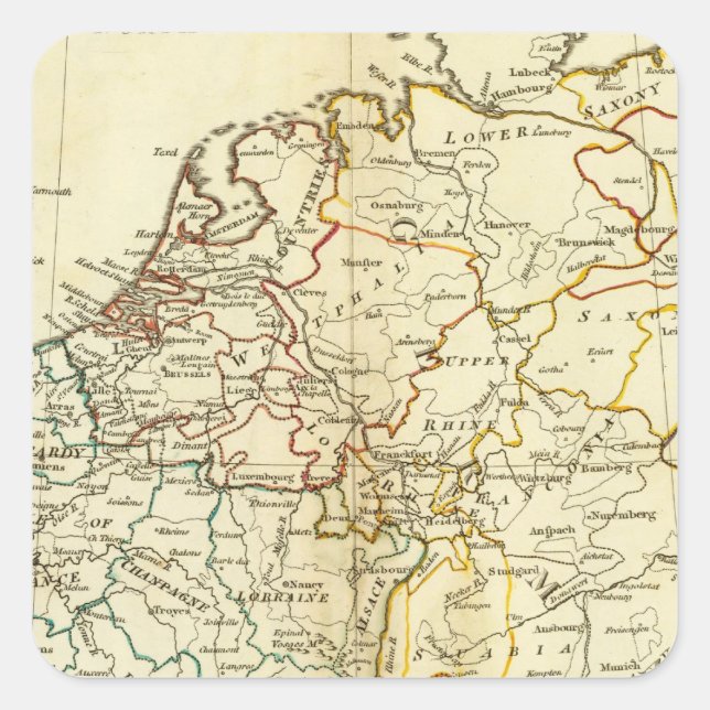 Sticker Carré Europe 10 (Devant)