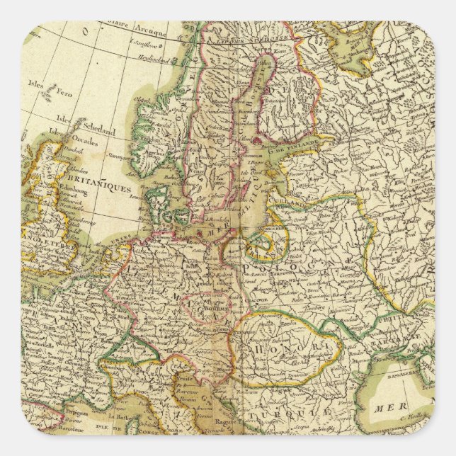 Sticker Carré Europe 35 (Devant)