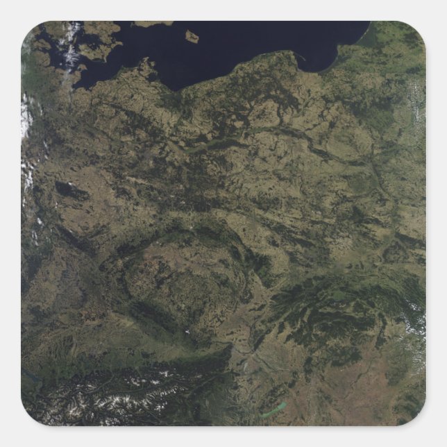 Sticker Carré Europe centrale (Devant)