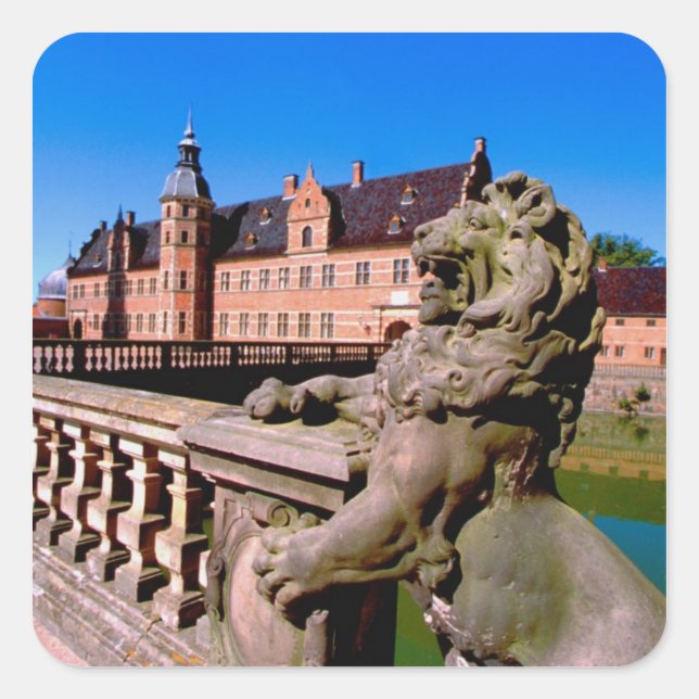 Sticker Carré Europe, Danemark, Copenhague (alias Kobenhaven), (Devant)