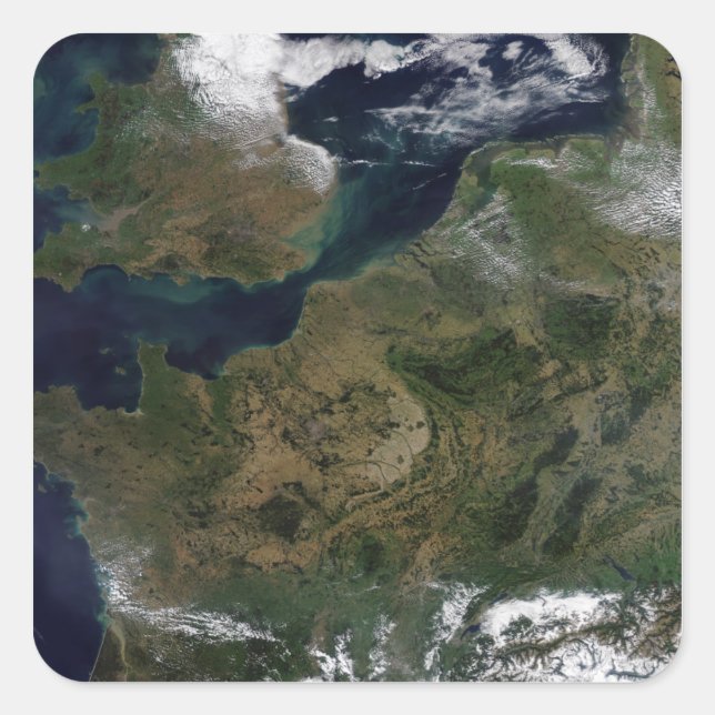 Sticker Carré Europe du Nord-Ouest (Devant)