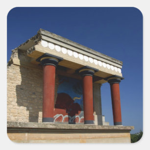 Sticker Carré Europe, Grèce, Crète (alias Kriti), Héraklion 2