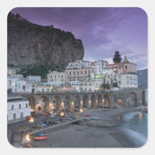 Sticker Carré Europe, Italie, Campanie (Côte amalfitaine) Atrani