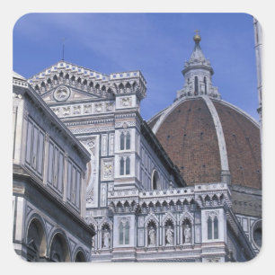 Sticker Carré Europe, Italie, Toscane, Florence. Piazza del 2