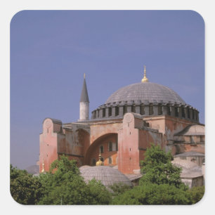 Sticker Carré Europe, Moyen-Orient, Turquie, Istanbul. Aya