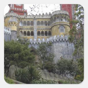 Sticker Carré Europe, Portugal, Sintra. Le Pena National 3