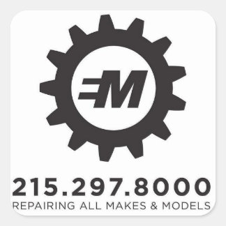 Sticker Carré European Motor Services, LLC Decal