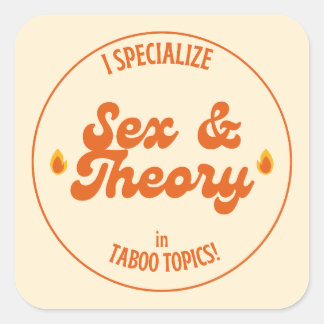 Sticker Carré $ex et théorie