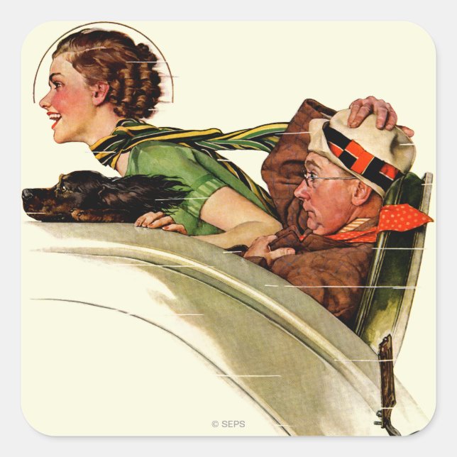 Sticker Carré Exaltation (Devant)