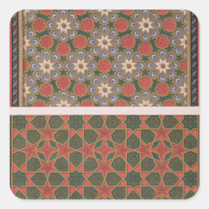 Sticker Carré Examples of ceiling decorations, from 'Arab Art