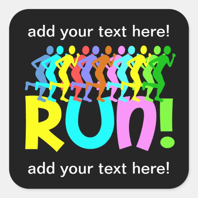 Sticker Carré exécution (Devant)