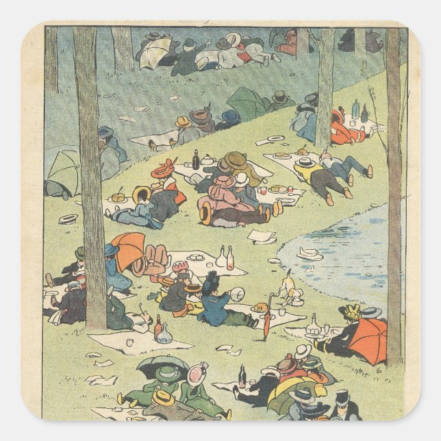 Sticker Carré Exposition des arts culinaires (Devant)