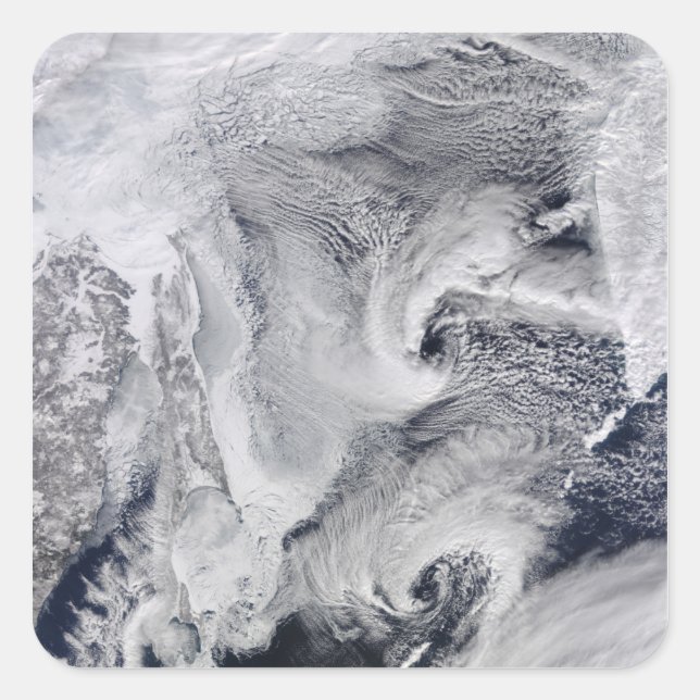 Sticker Carré Extrême-Orient de la Russie (Devant)