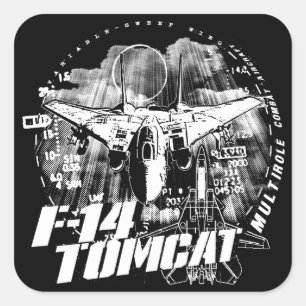 Sticker Carré F-14 Tomcat