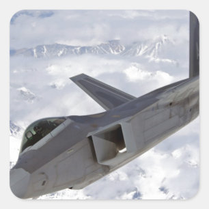 Sticker Carré F-22 Raptor-Elmendorf AFB