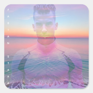 Sticker Carré Fabian Starr Digital Love Fan Bouton
