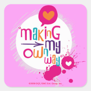 Sticker Carré Fabrication de ma propre manière