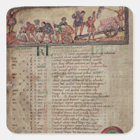 Fabrication et labourage, à partir d'un calendrier