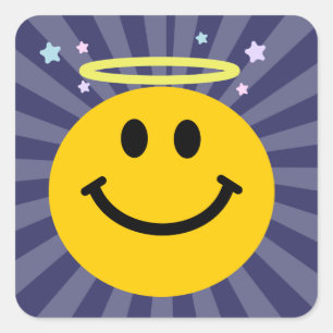 Sticker Carré Face d'ange