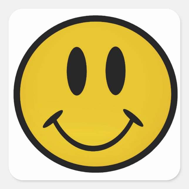 Sticker Carré Face dorée (Devant)