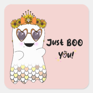 Sticker Carré Fais BOO !