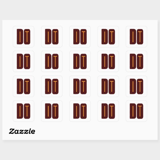 Sticker Carré faites-le (Feuille)