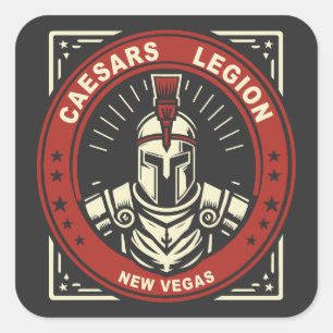 Sticker Carré Fallout New Vegas Légion de César