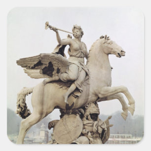 Sticker Carré Fame Riding Pegasus 1699-1702