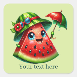Sticker Carré Fantaisie ajouter du texte
