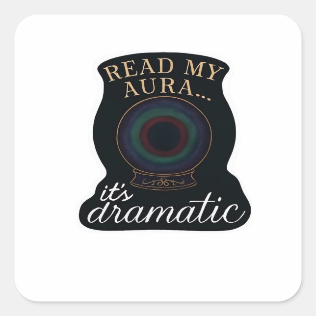 Sticker Carré Fantaisie Whimsigoth – Forêts Mystiques, Lunes & M (Devant)