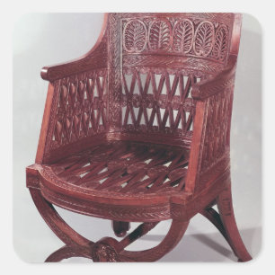 Sticker Carré fauteuil de style Louis XVI