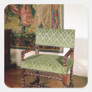 Sticker Carré fauteuil Louis XIII
