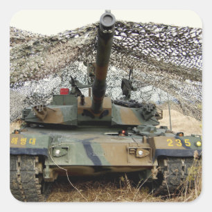 Sticker Carré Faux agresseurs de la République de Corée