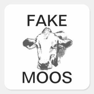 Sticker Carré Faux Moos