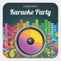 Faveur de fête d'anniversaire de karaoke musical c