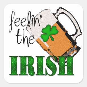 Sticker Carré Feelin' The Irish FTIX