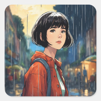 Sticker Carré femmes