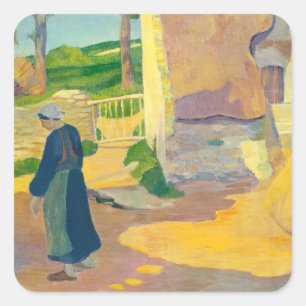 Sticker Carré Ferme du Pouldu, 1890 (huile sur toile)