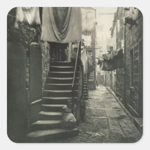 Sticker Carré Fermer n° 193, 17-27 High Street, Glasgow, de O