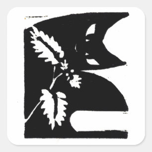 Sticker Carré Fermeture originale de cadeau d'autocollants d'art