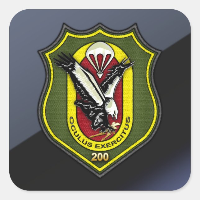 Sticker Carré Fernspählehrkompanie 200 [FSLK200] (Devant)