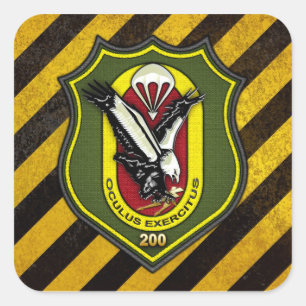 Sticker Carré Fernspählehrkompanie 200 [FSLK200]