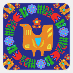 Sticker Carré Festival de mi-été