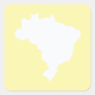 Sticker Carré Festive de crème au Brésil à Emporio Moffa