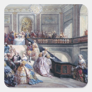 Sticker Carré Fête au château De Versailles