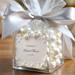 Sticker Carré Fête des mariées perles